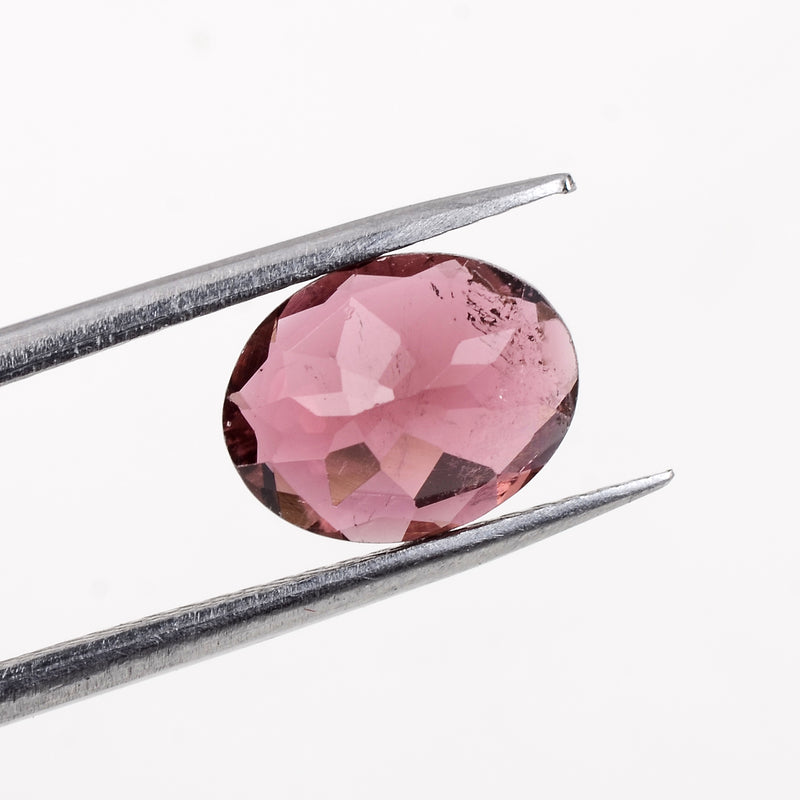 1.44 Carat Pink Color Oval Tourmaline Gemstone