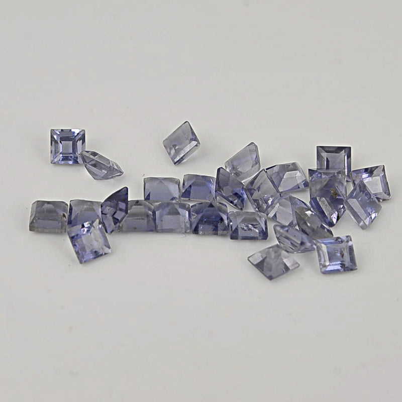 3.87 Carat Blue Color Square Iolite Gemstone