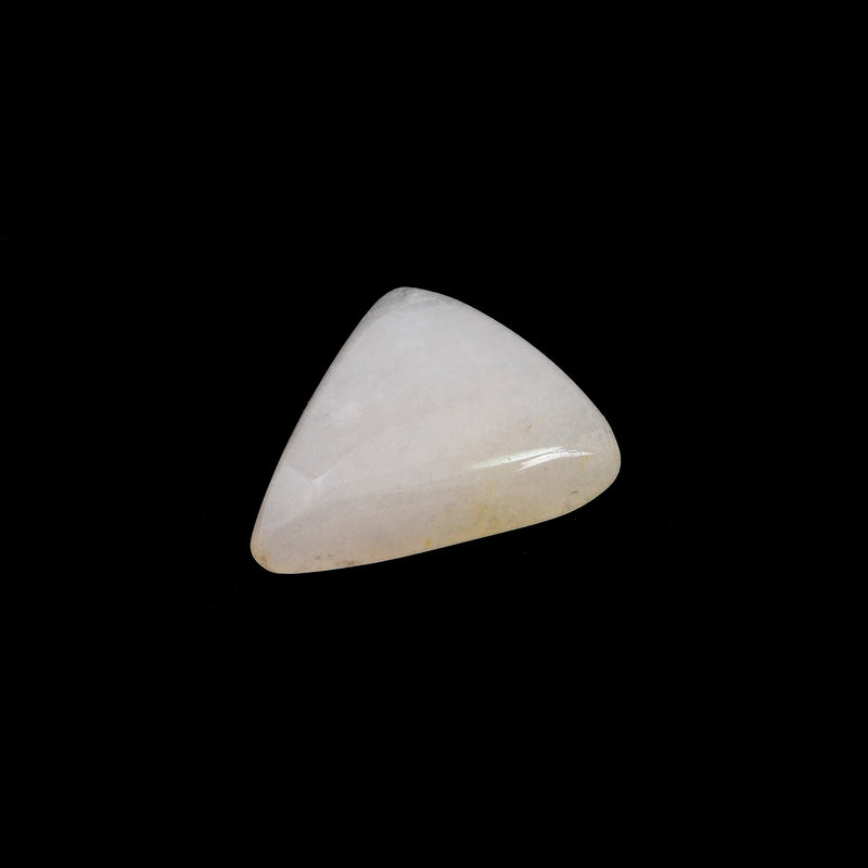 36.35 Carat White Color Trillion Agate Gemstone
