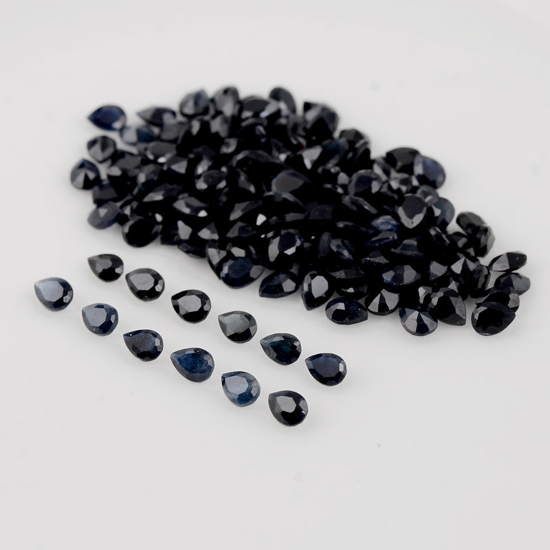 32.20 Carat Blue Color Pear Sapphire Gemstone