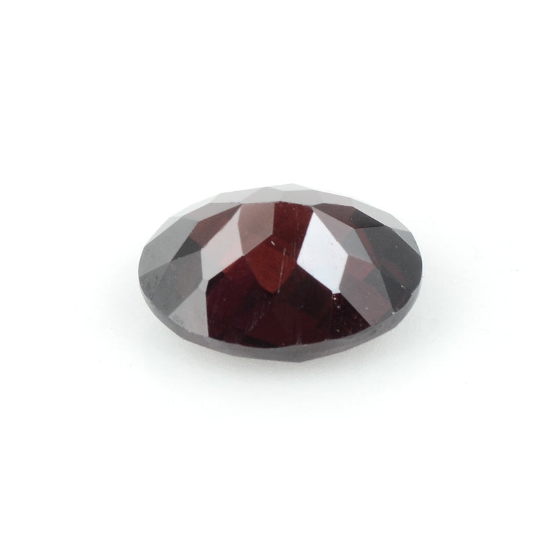 5.60 Carat Red Color Oval Garnet Gemstone