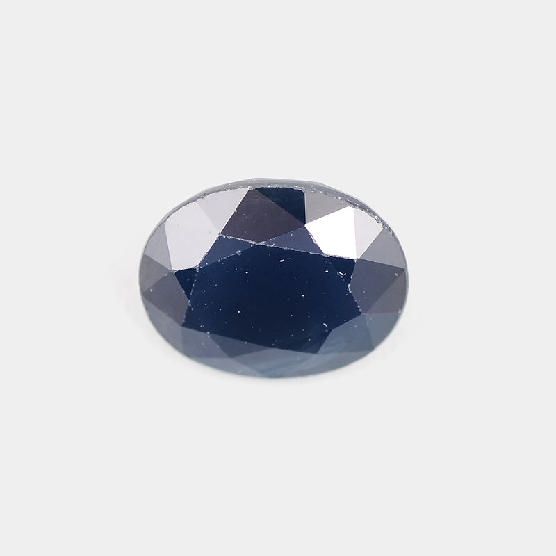 Oval Blue Color Sapphire Gemstone 4.00 Carat