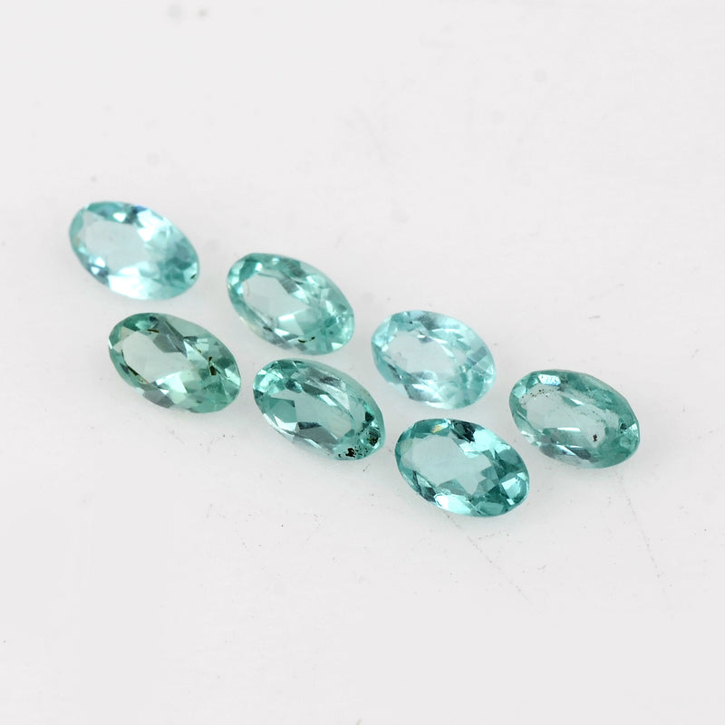1.7 Carat Greenish Blue Color Oval Apatite Gemstone