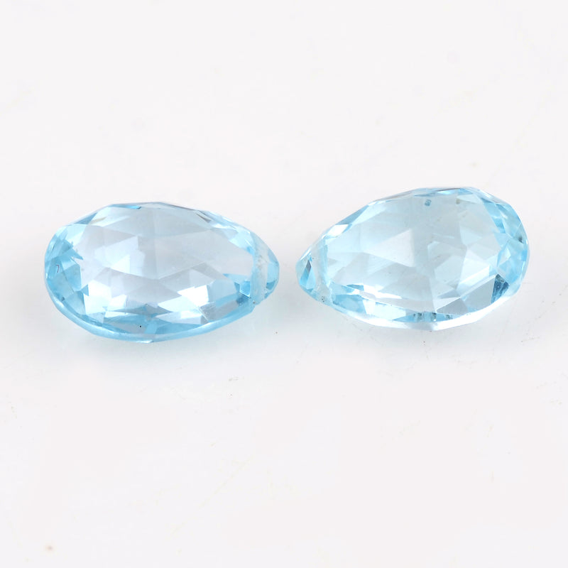 6.10 Carat Pear Blue Topaz Gemstone