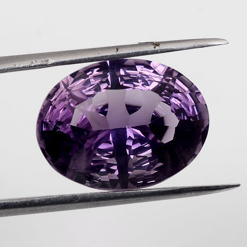1 pcs Amethyst  - 7.48 ct - Oval - Purple - Transparent