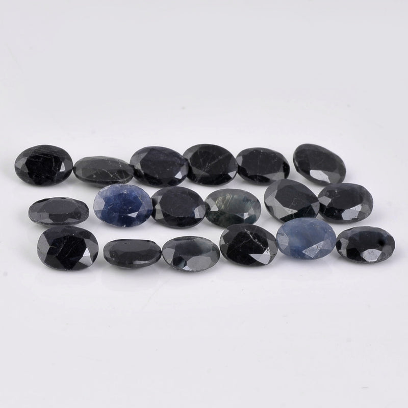 27.75 Carat Blue Color Oval Sapphire Gemstone