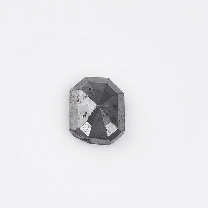 1.68 Carat Brilliant Cornered Rectangular Fancy Black Diamond-AIG Certified
