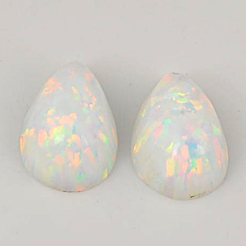 2.02 Carat White Color Pear Opal Gemstone