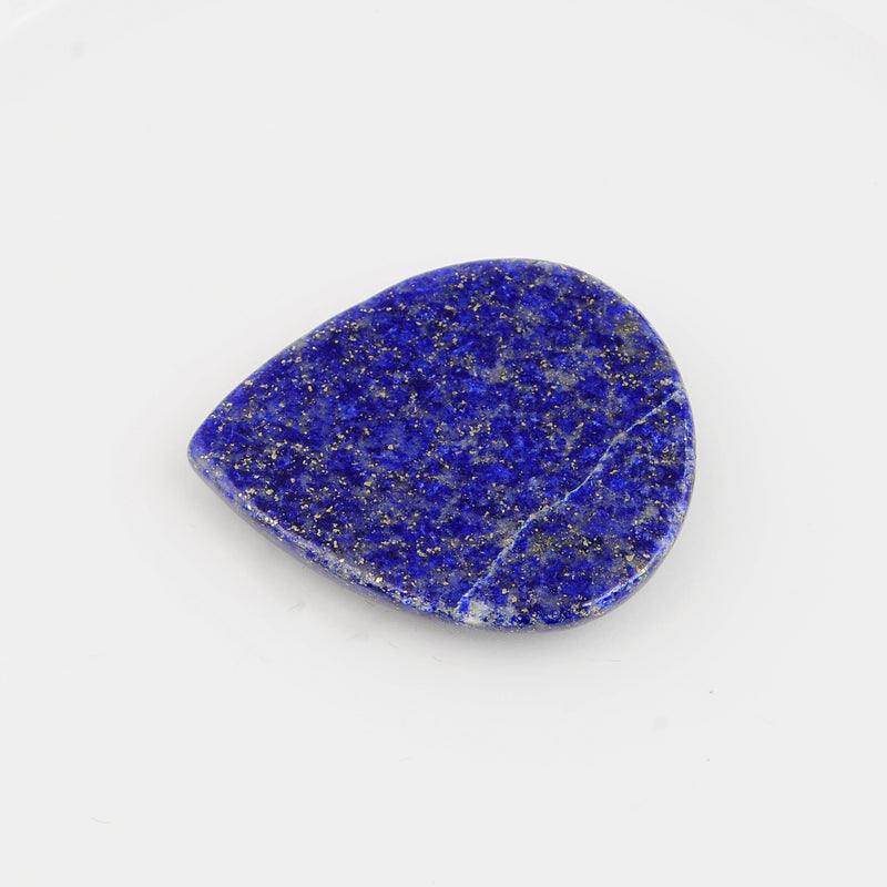 Pear Blue Color Lapis Gemstone 39.50 Carat