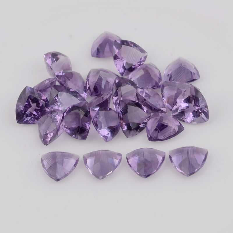 65.4 Carat Triangle Purple Amethyst Gemstone