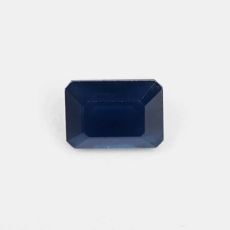 Octagon Blue Color Sapphire Gemstone 3.55 Carat