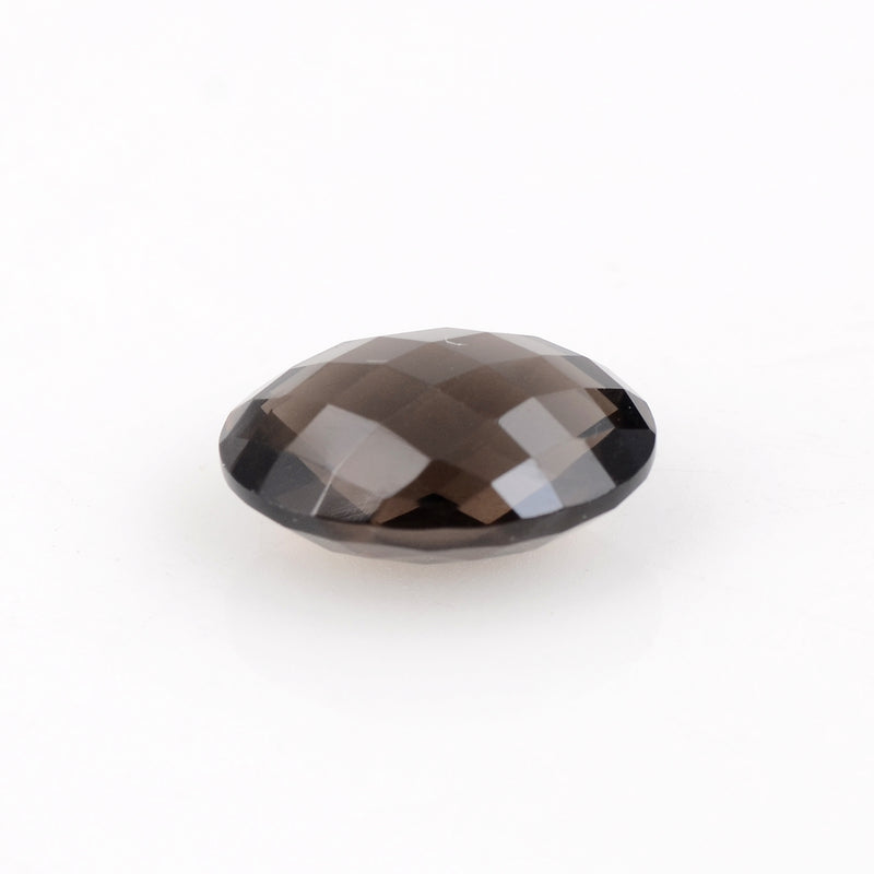 5.50 Carat Brown Color Oval Smoky Quartz Gemstone