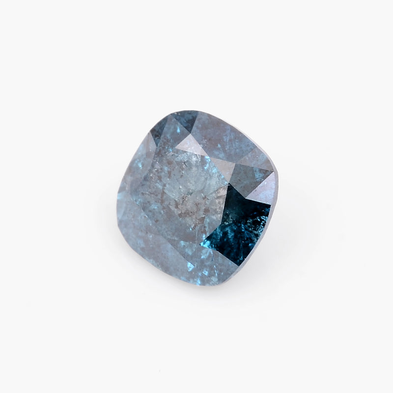 Cushion Fancy Blue Color Diamond 0.64 Carat - AIG Certified