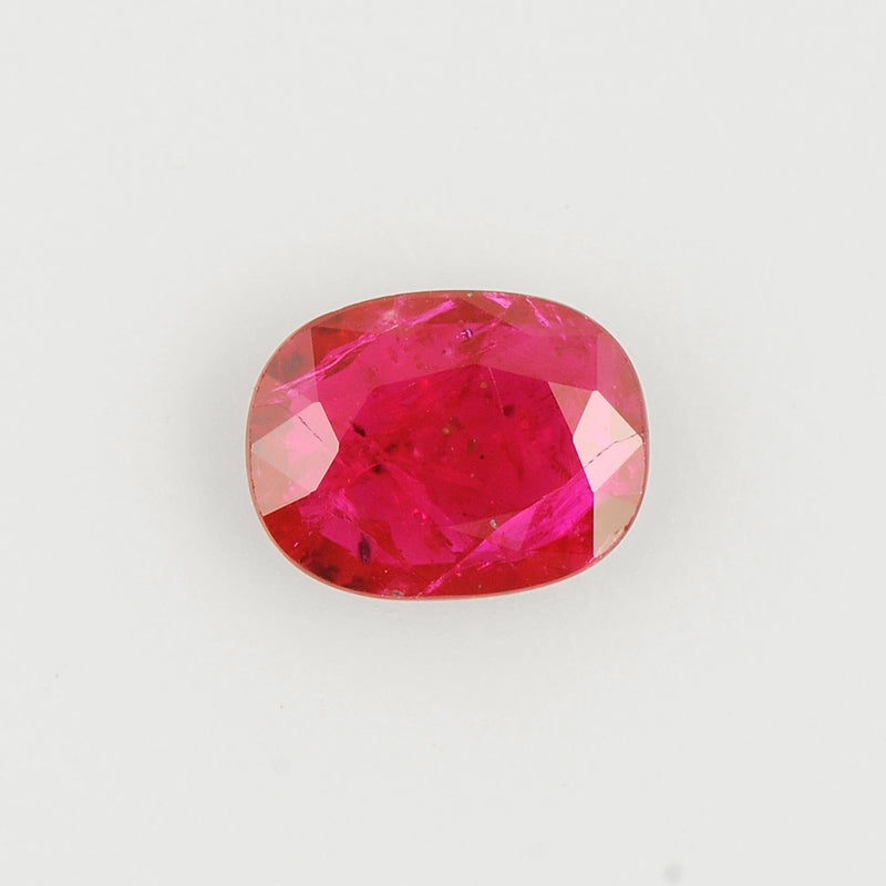 Oval Red Color Ruby Gemstone 1.86 Carat
