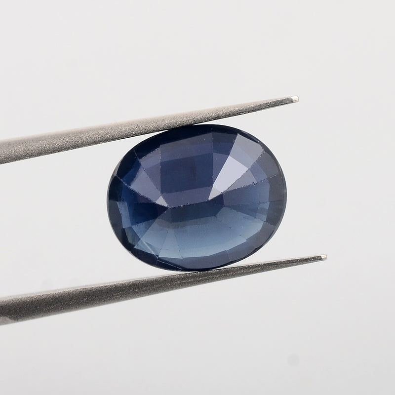 Oval Blue Color Sapphire Gemstone 3.34 Carat