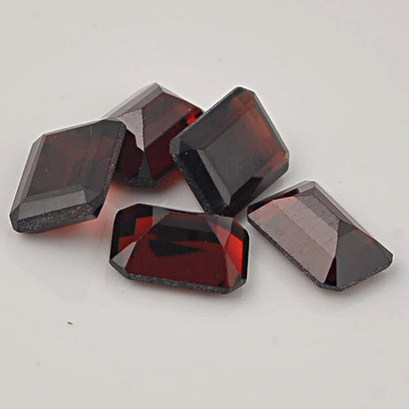 6.17 Carat Red Color Octagon Garnet Gemstone