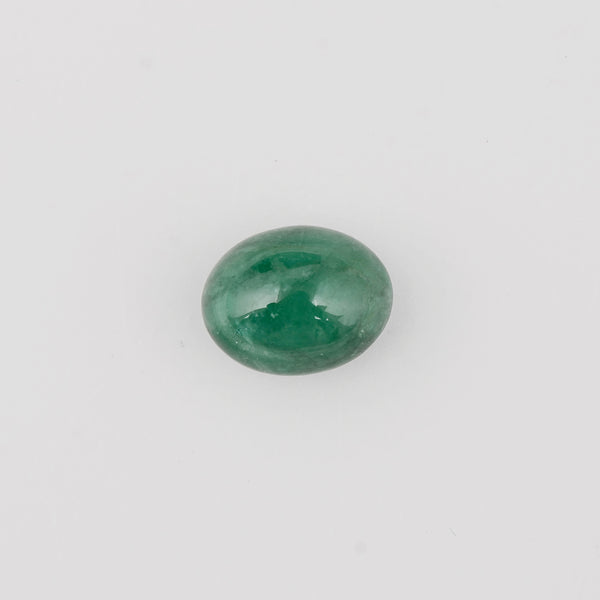 1 pcs Emerald  - 1 ct - Oval - Green