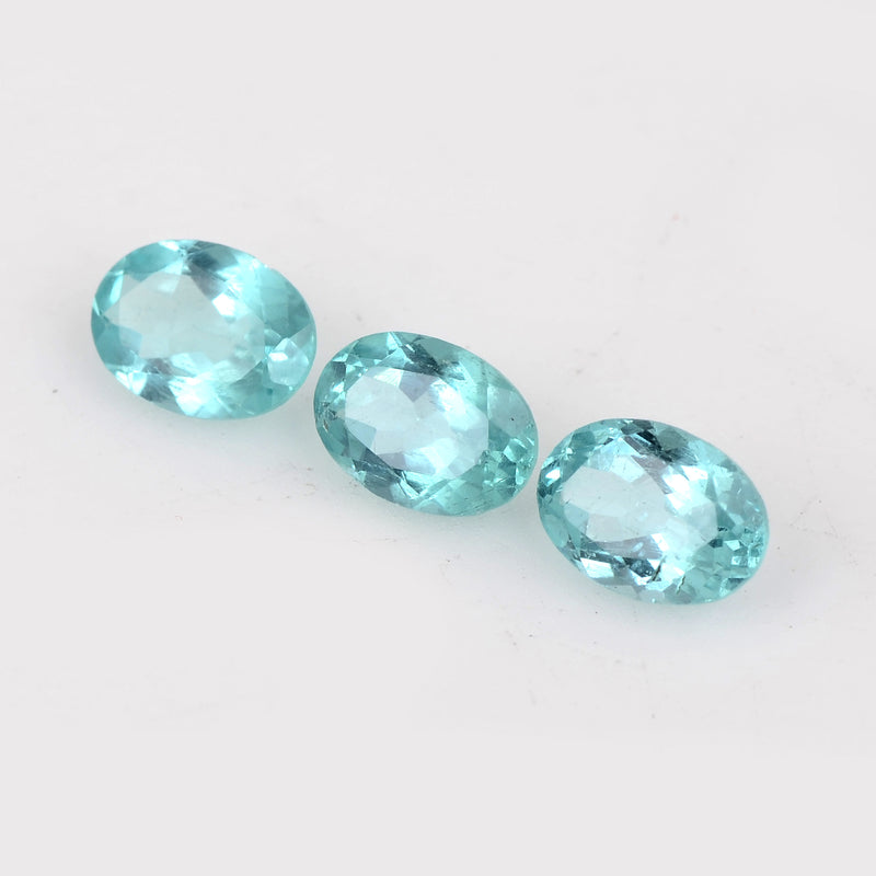 2.44 Carat Blue Color Oval Apatite Gemstone