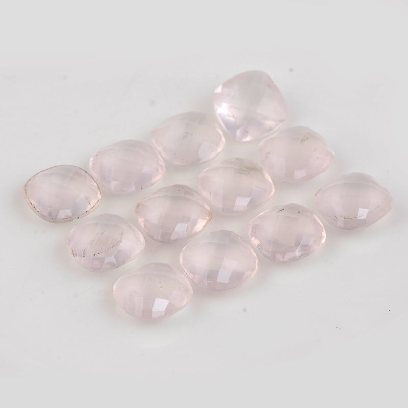 70.40 Carat Pink Color Cushion Rose Quartz Gemstone