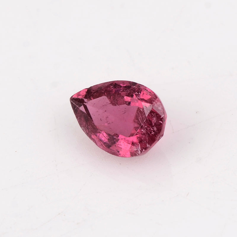 1.10 Carat Pink Color Pear Tourmaline Gemstone