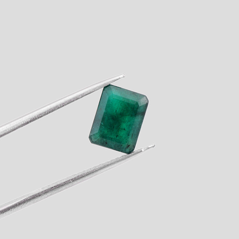 6 pcs Emerald  - 9.75 ct - Octagon - Green