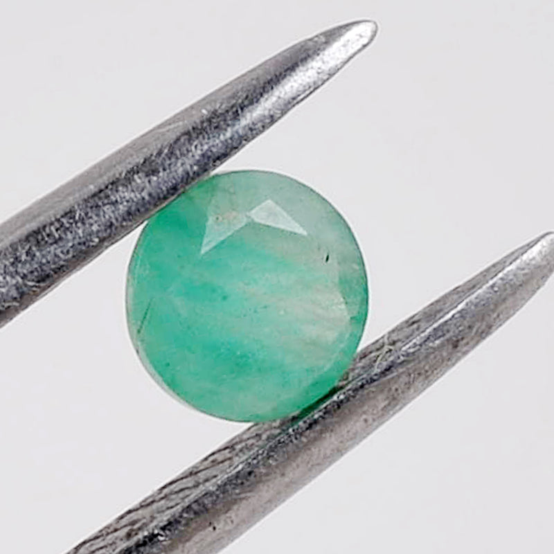 63.20 Carat Green Color Round Emerald Gemstone