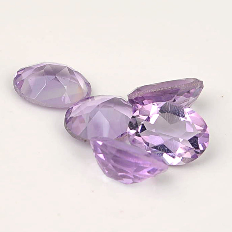 7.53 Carat Purple Color Oval Amethyst Gemstone