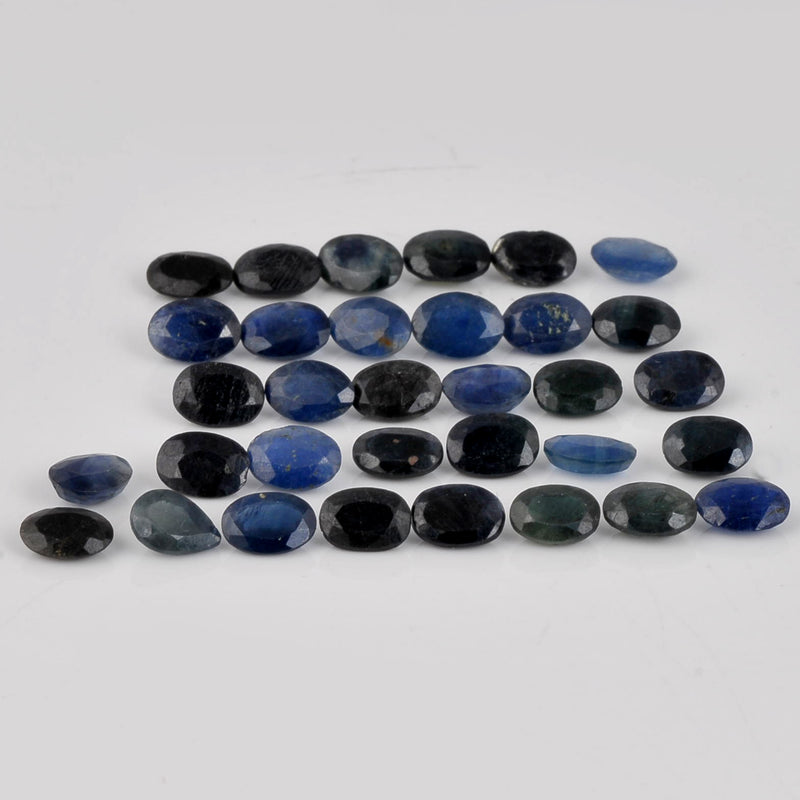 33.10 Carat Blue Color Oval Sapphire Gemstone