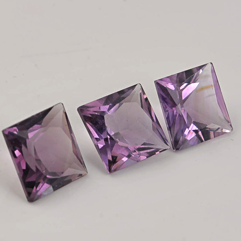12.60 Carat Purple Color Square Amethyst Gemstone