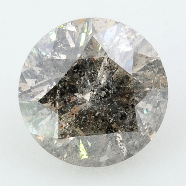 1 pcs Diamond  - 0.51 ct - ROUND - White