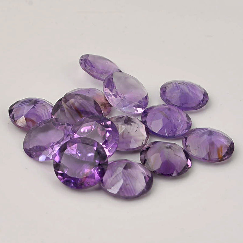 35.00 Carat Purple Color Round Amethyst Gemstone