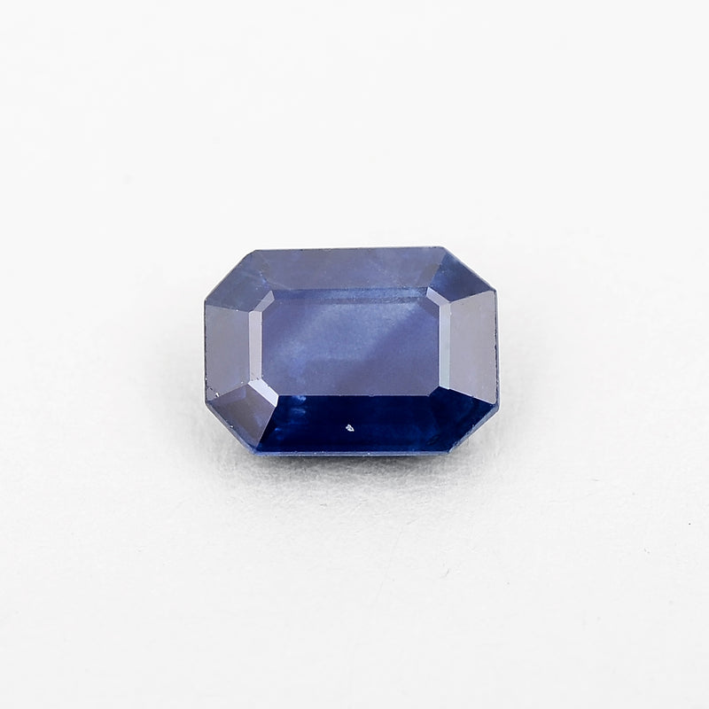 Octagon Blue Color Sapphire Gemstone 1.16 Carat