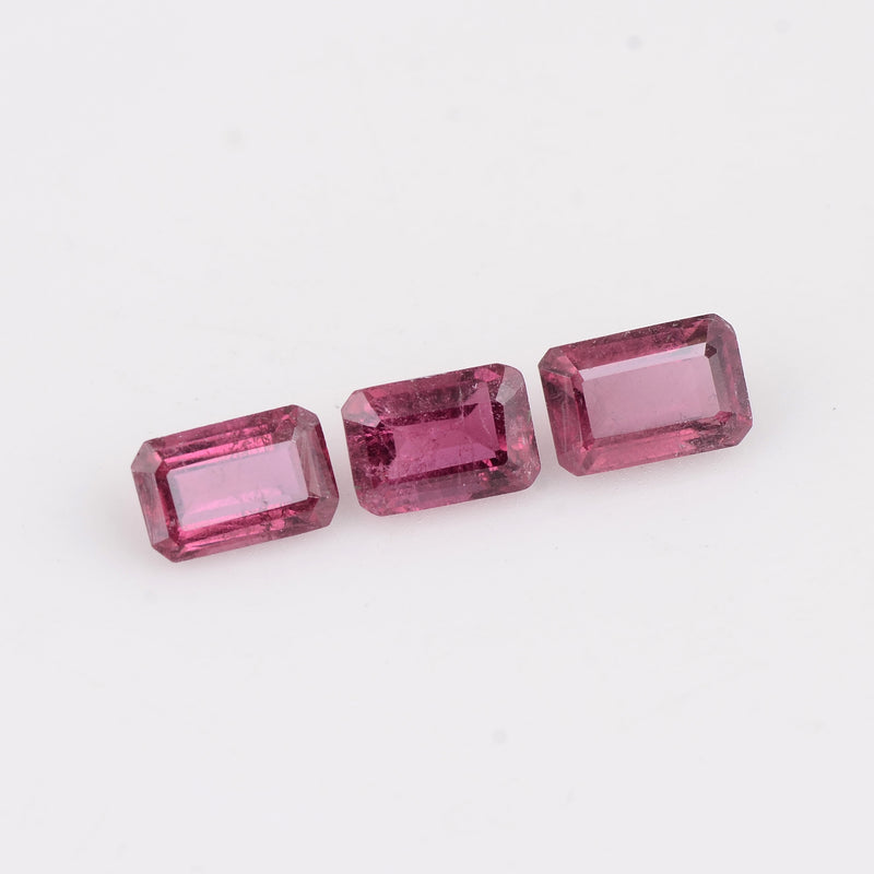 4.05 Carat Pink Color Octagon Tourmaline Gemstone