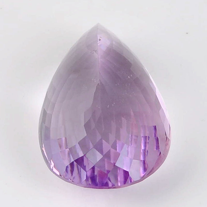 59.07 Carat pear Purple Amethyst Gemstone