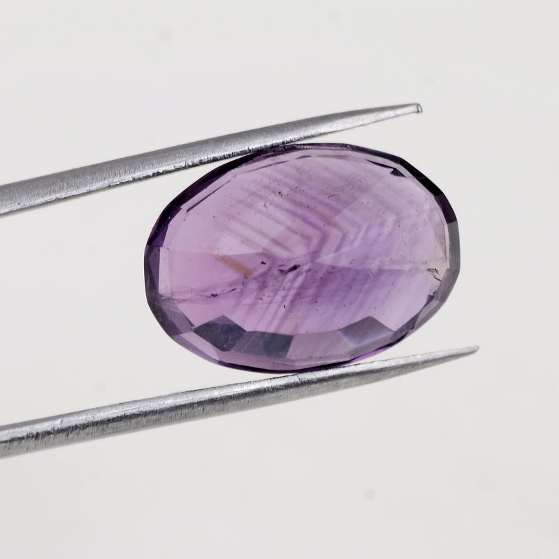 1 pcs Amethyst  - 8.39 ct - Oval - Purple