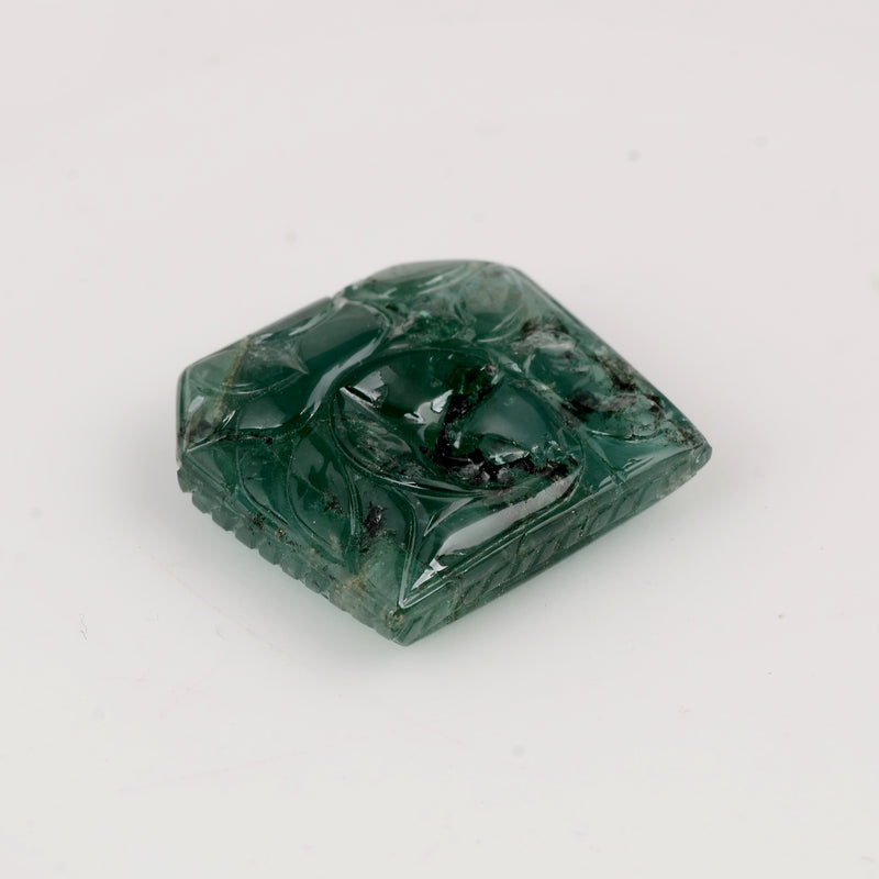 1 pcs Emerald  - 43.95 ct - Square - Green