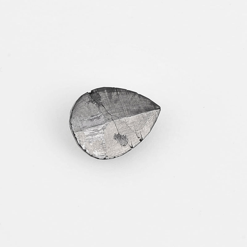 2.08 Carat Rose Cut Pear Fancy Black Diamond-AIG Certified