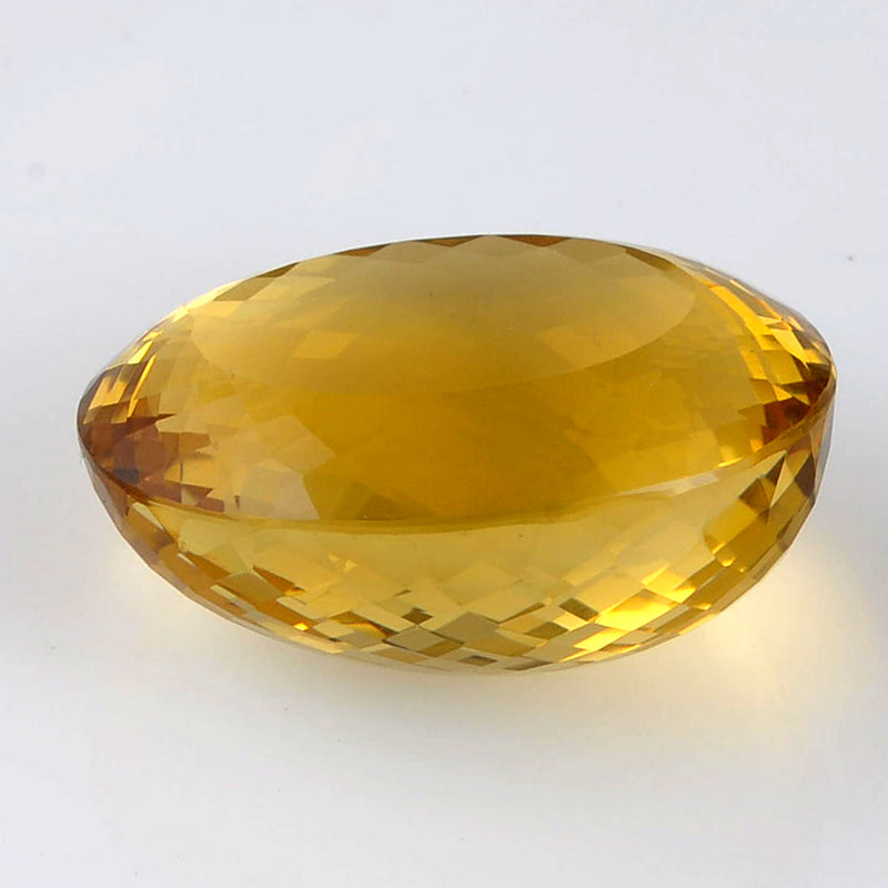 106.05 Carat Oval Yellow Citrine Quartz Gemstone