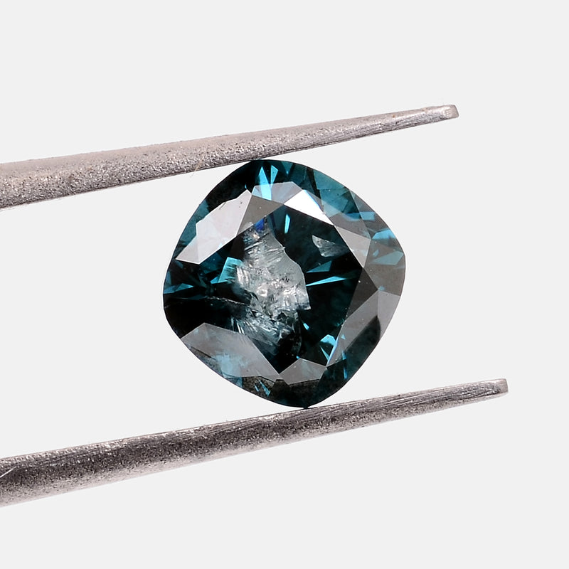 Cushion Fancy Blue Color Diamond 0.54 Carat - AIG Certified