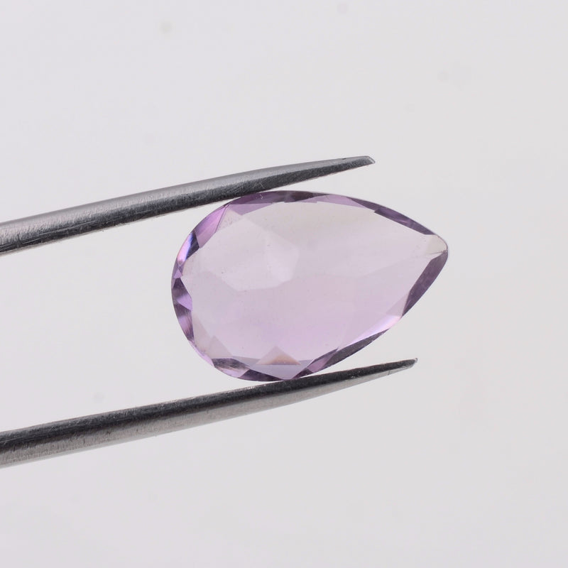 59.6 Carat Pear Purple Amethyst Gemstone
