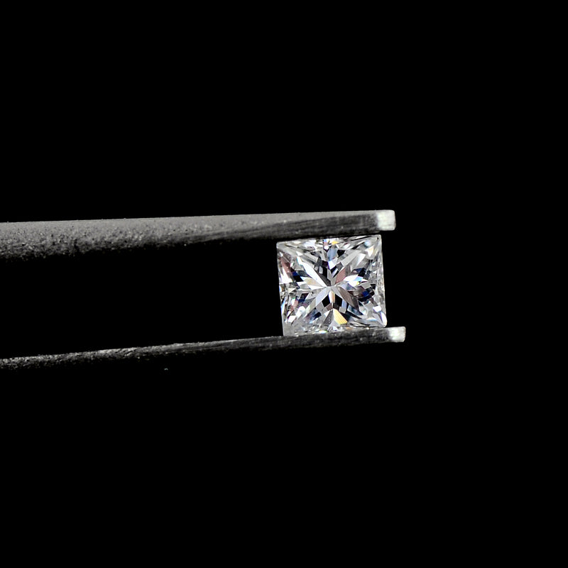Princess D - F Color Diamond 0.25 Carat - AIG Certified