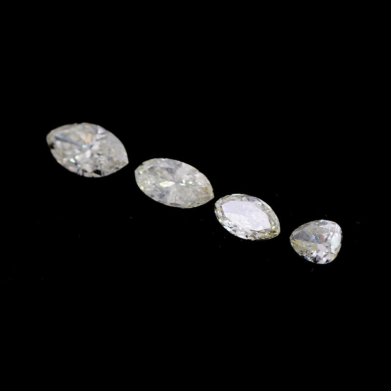 Marquise & Pear J - L Color Diamond 1.07 Carat - AIG Certified