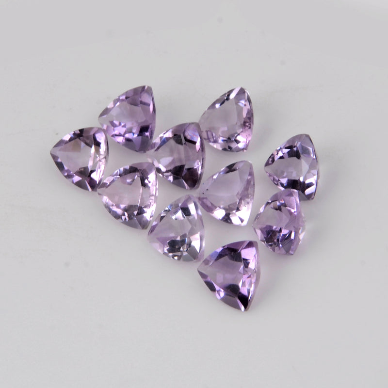 22.25 Carat Trillion Purple Amethyst Gemstone