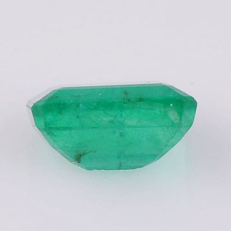 Octagon Green Color Emerald Gemstone 1.04 Carat - IGI Certified