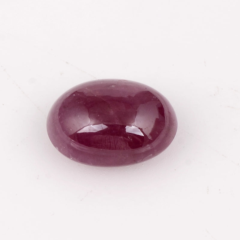 1 pcs Ruby  - 3.2 ct - Oval - Red