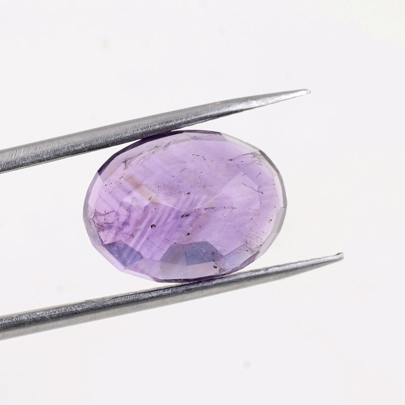 1 pcs Amethyst  - 7.08 ct - Oval - Purple