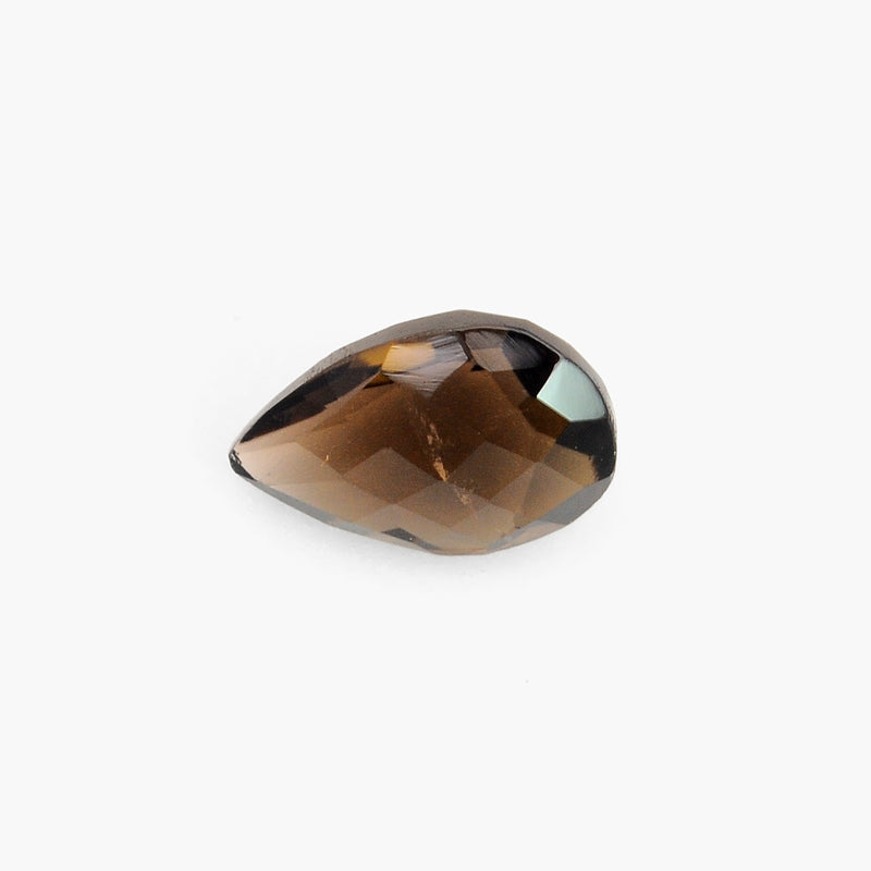 3.82 Carat Brown Color Pear Smoky Quartz Gemstone