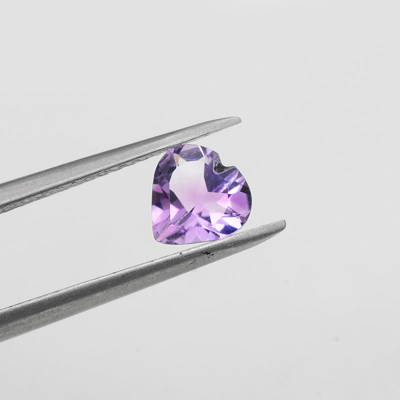 Heart Purple Color Amethyst Gemstone 1.80 Carat