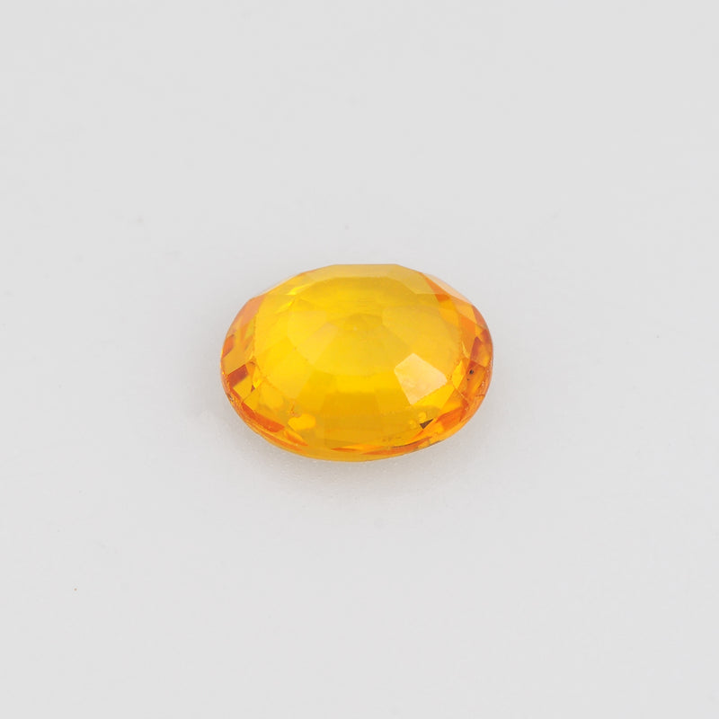 Oval Yellow Color Sapphire Gemstone 1.51 Carat