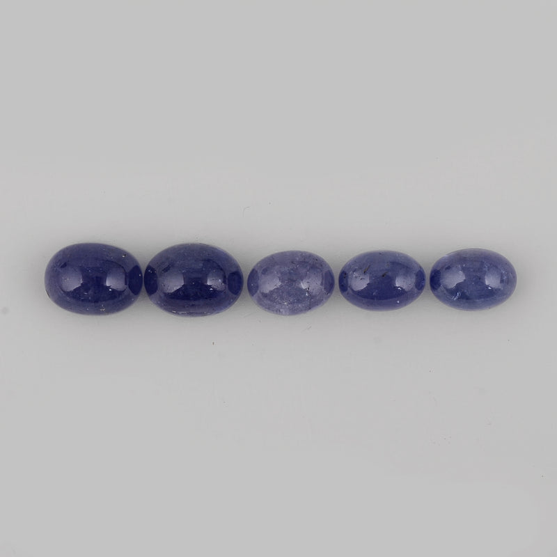 Oval Cabochon Blue Color Tanzanite Gemstone 7.87 Carat